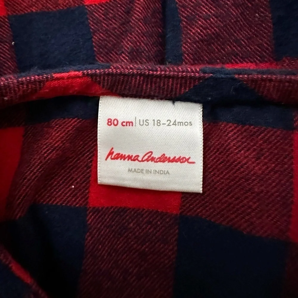 Hanna Andersson | Buffalo Plaid Fannel Romper (18-24 mos)